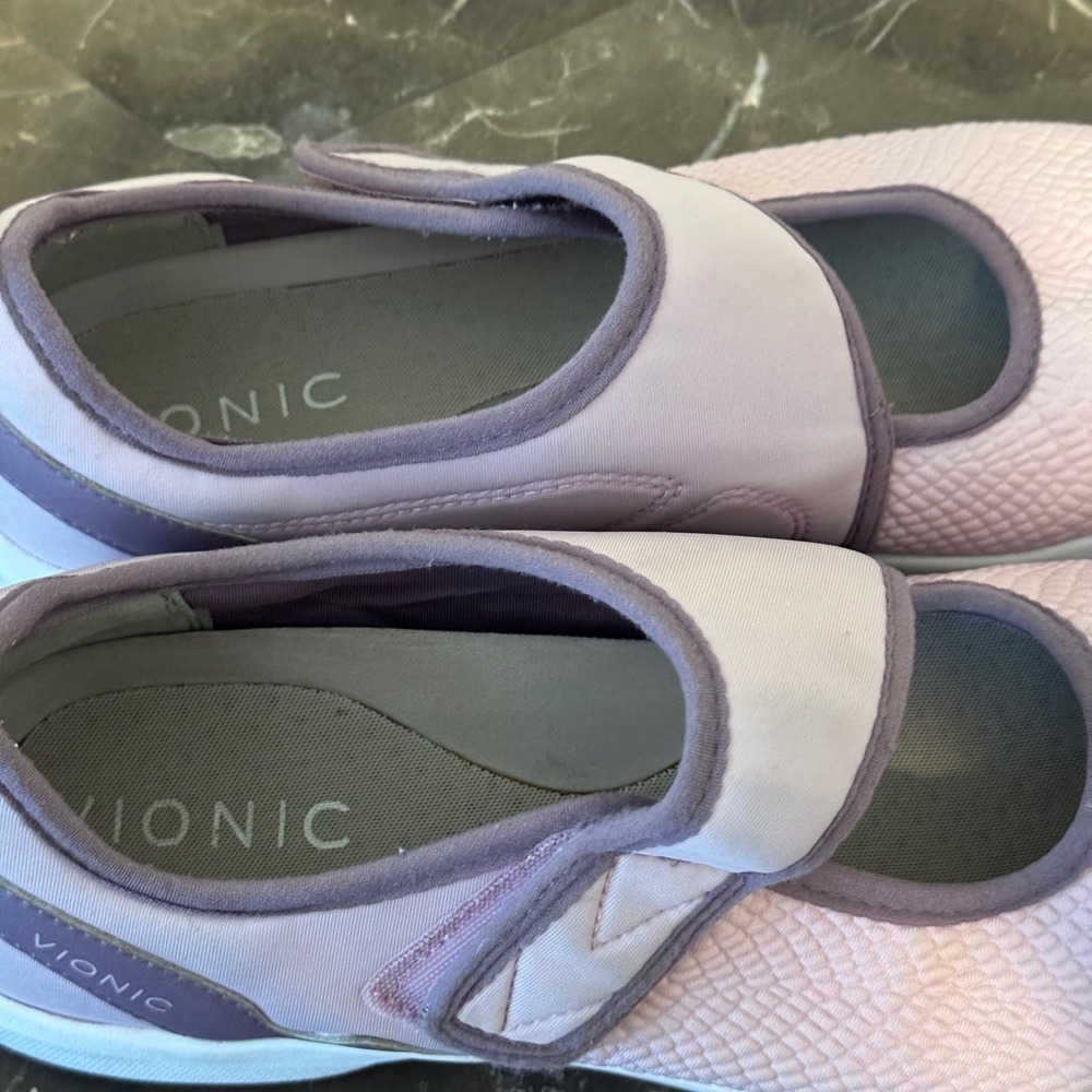 Vionic Sonnet Mauve Pink Mary Jane Walking Sneakers Shoes ASR1692 Womens 10 - Picture 5 of 7